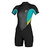 ONeill-Wetsuits-Womens-Bahia-Short-Sleeve-Spring-Suit-GraphiteAquaYellow-8
