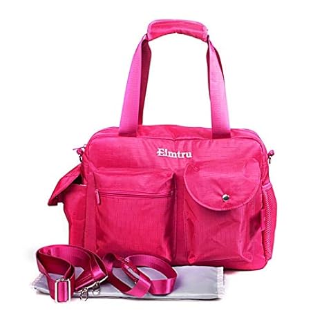 divinz Baby Diaper Nappy Changing Baby Diaper Bag/Baby Bag/Mummy Bag/Handbag (Pink)