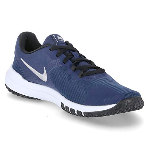 Nike Men's Flex Control TR4 Cross Trainer, Midnight Navy/Metallic