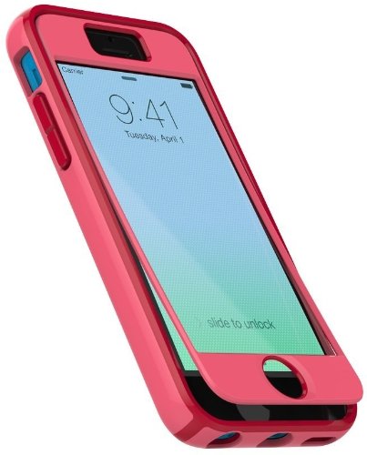 Speck-Products-iPhone-5c-CandyShell-Case-Plus-FACEPLATE--Carrying-Case---Splash-PinkPoppy-Red