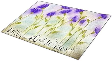 QuiQ Doormat Older And Wiser Quote Large Front Door Mats Blank One size