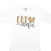 Girls One-Derful 1st Birthday Bodysuit Glitter Gold Baby Outfit for 1st Birthday