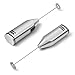 Milk Frother - Stainless Steel Electric Milk Frother with Stand for Chocolate Milk Coffee Tea Bar Kitchen Home Cappuccino Maker (8 inch)
