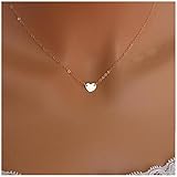 Bestpriceam Women Ladies Simple Hollow Out Pendant Necklace Gold