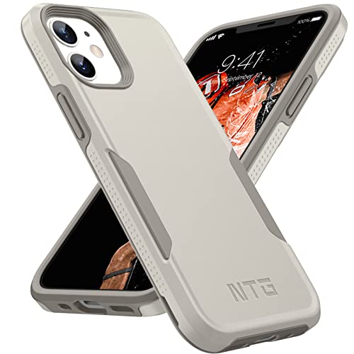 NTG[2023 New Designed for iPhone 11 Case, Heavy-Duty Tough Rugged Lightweight Slim Shockproof Protective Case for iPhone 11 6.1 Inch, Stone Grey