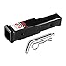 Towever 84332P Towever Trailer 2 inches Hitch Extension Receiver Tube Extenders, 7 inches Length, with 5/8 inch Hitch Pin