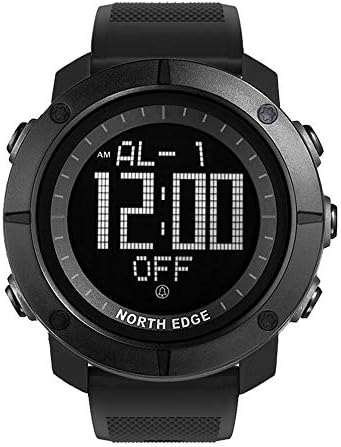 NORTH EDGE Men's sports Digital watch Army LED Back Light Display water resistant 50m stopwatch Alarm Multifunction Wrist Watch