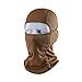 Balaclava Full Face Mask Hood Headwear for Men Women Sun,Ski,Skiing,Cycling,Motorcycle,Running,Fishing,Outdoor,Tactical,Black Tan White
