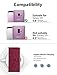 OCASE Samsung Galaxy S9 Case Leather Flip Wallet Case for Samsung Galaxy S9 Devices (Burgundy)
