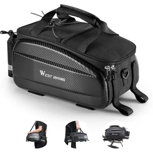 West Biking Waterproof Hard Shell Bike Rear