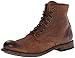 Frye Tyler Lace Up Boots for Men Crafted from Soft Vintage Leather with Blake Construction, Burnished Toe and Heel, and Rubber Inserts on Leather Soles – 5 ¾” Shaft Height