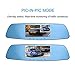 Cinlitek HD Mirror Car Dash Cam Front and Rear Dual Dash Cam Rear View Mirror Camera,5 Inch IPS Screen Back up Car Camera 1080P Super Night Vision with Waterproof Reversing Cam, Dash Camera for Cars