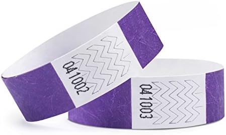 linie zwoPack of 100 Wristbands Tyvek ® 19 mm, Lilac