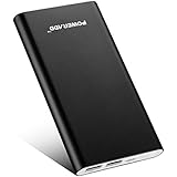 Poweradd 2nd Gen Pilot 2GS 10000mAh Power Bank, Dual USB Port Portable Charger 3.4A High-Speed Charge for iPhone, Samsung Galaxy, Other Smartphone and Tablet - Black (Apple Cable Not Included)