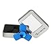LAISOR Hand Tri-Spinner High Speed Spinner Fidget metal Toy for ADHD, EDC ,Anxiety, Hands Killing Time (A-Blue)