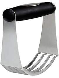 Orblue Pastry Cutter Stainless Steel - Professional Baking Dough Blender with Blades