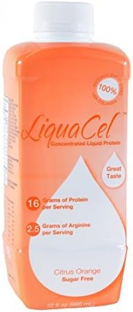LiquaCel Protein GH92 Orange 32-fl.oz. by GLobal Health Products Inc. - 1 Single Bottle