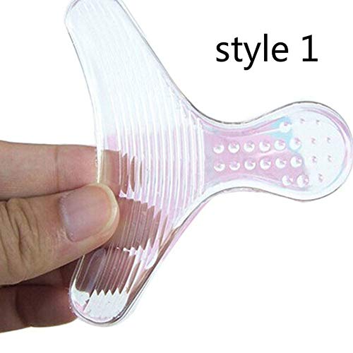 2 Pcs Silicone Shoe High Heel Dance Insole Cushion Grips Foot Protector