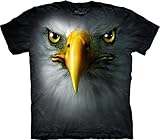 The Mountain Men's Eagle Head Face T-Shirt Black L
