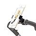 Emmzoe Smartphone Handlebar Mount for Strollers, Shopping Carts, Peloton Exercise Bikes - Fits iPhone 12 Pro Max Mini, 11 Pro Max XS Max X, 8, 7, Galaxy S21 S20 S10 Note20 Ultra Note10, OnePlus, Pixel