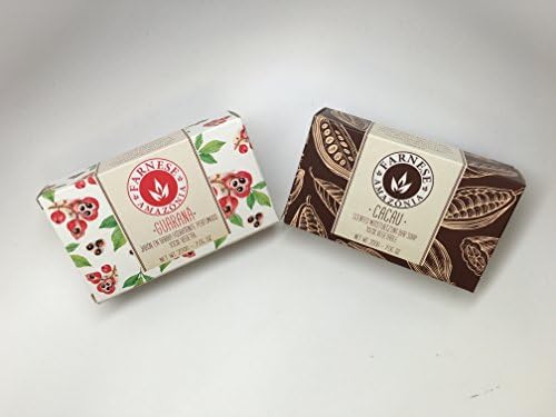 2 Pack - Brazilian Bar Soap - GUARANA &amp; COCOA Rain Forest Amazon Inspired Scent 7.05 OZ - Amazonia Brasil