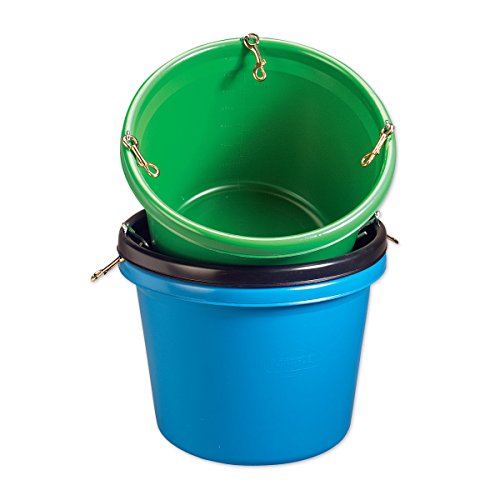 FORTEX INDUSTRIES 12 Round Feeder, 30 quart, Blue