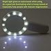 30X High Power Handheld Magnifying Glass with Led Light, Double Glass Lens Jumbo Illuminated Magnifier Glasses for Reading, Soldering, Inspection, Coins, Jewelry, Perfect for Macular Degeneration