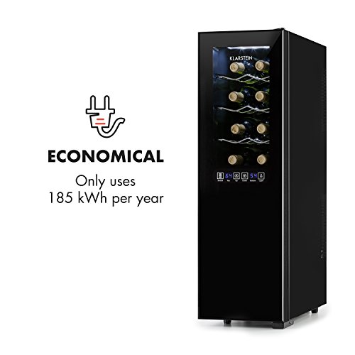 KLARSTEIN Bellevin Wine Cooler • Refrigerator • 1.6 Cubic Feet • 2