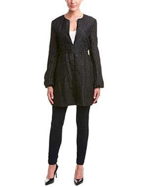 BCBG Maxazria Alcott Floral Jacquard Coat QVM4I648-001
