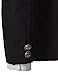 737 THELEES Mens Luxury UNIQUE Style Slim fit 8 Button Front Blazer Jacket BLACK US L(Tag size 2XL)