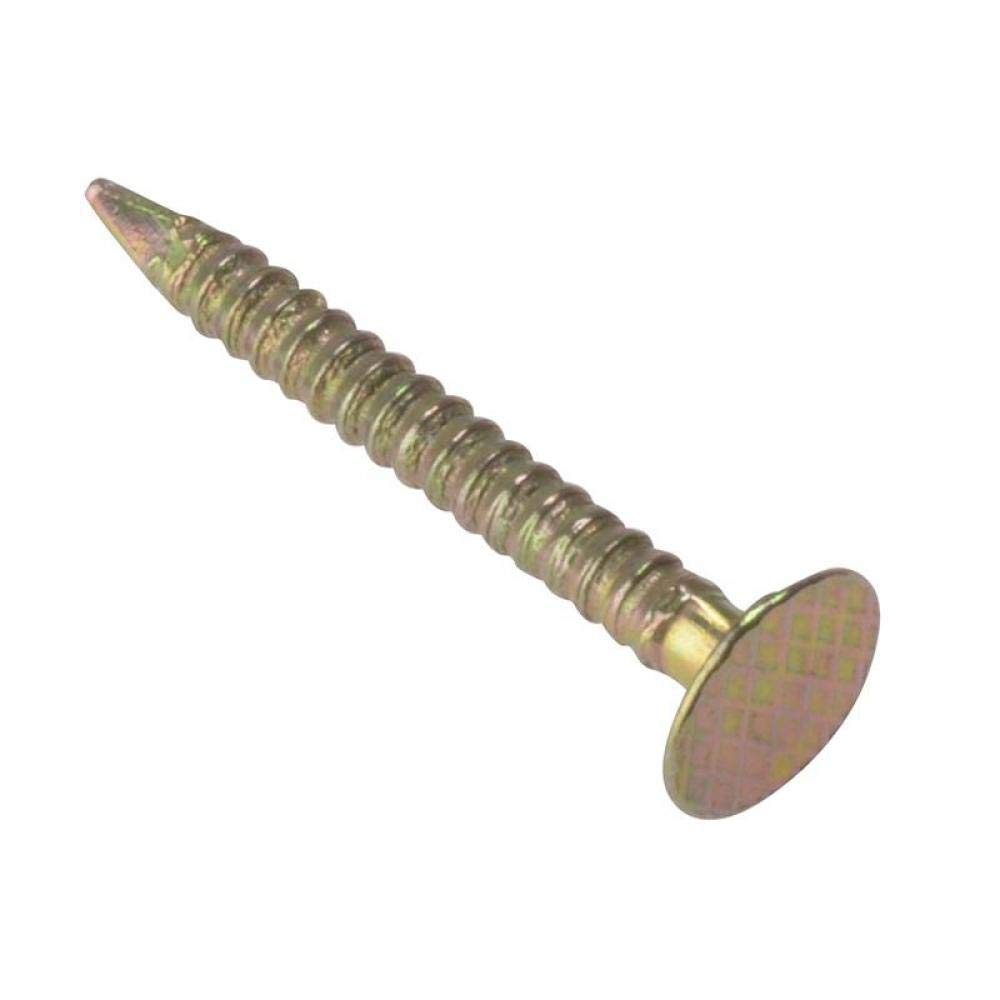 ForgeFix Plasterboard Nails | 3.35 x 40mm | Zinc Yellow Passivated | Bag 2.5KG