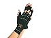 Copper Hands Fingerless Compression Gloves by BulbHead, Provides Relief from Joint, Tendon, & Muscle Pain (1 Pair, S/M)