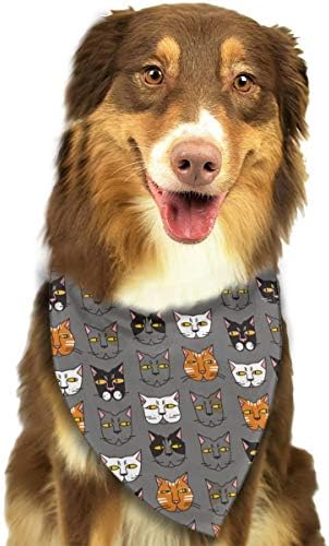 ☆大感謝セール】 ペットスカーフ 犬用ペット 面白い 猫柄 ネコ 猫/犬 