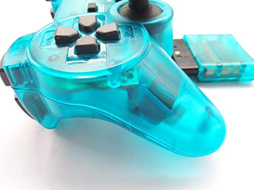 2 Wireless+Controller+Playstation+ClearBlue+ClearPurple