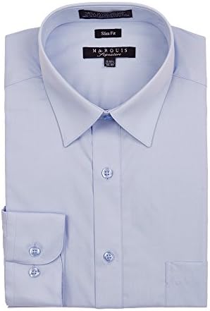 stafford men's regular fit easy care stretch dress shirt Stafford Mens Short Sleeve Travel Easy-Care Broadcloth Stretch Dress Shirt  Blue
