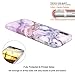 RXKEJI Purple Marble Design Cute Clear Flexible Bumper TPU Soft Rubber Silicone Cover Phone Case for iPhone XS Max 2018 6.5 inch