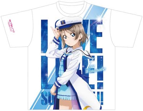 Amazon ラブライブ サンシャイン 渡辺曜 フルグラフィックtシャツ 未来の僕らは知ってるよ フリーサイズ アニメ 萌えグッズ 通販