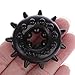 AHDAHD Black Men's Wolf Tooth Soft Sleeve Ring Waterproof (1pcs)