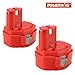 POWERAXIS 2-Packs 14.4V 2Ah 1434 Replacement Battery for Makita Drill 1420 1422 1433 1435 1435F 192699-A 193158-3 192600-1 Cordless Power Tools
