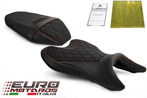 Yamaha MT-07 2018-2019 Luimoto Suede Tec-Grip Diamond Seat Covers Set Front Rear + Gel Pad