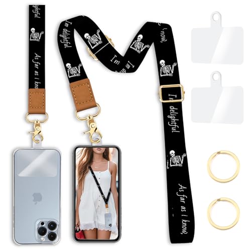 Yonlevres Phone Lanyard Wrist Strap Crossbody,Cell Phone Lanyard for Around The Neck Wristlet Neck