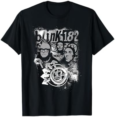 BLINK182 バンドTシャツ Amazon.com: Official Blink-182 One More Time Portrait T-Shirt