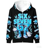 Kids 67 MEME Sweatshirt - 67 Hoodie 67 Kids Sweatshirt Unisex Boys Girls Six Seven Number Hoodie 4-12Years