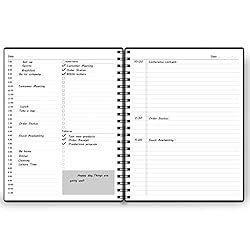 Undated Daily Planner - Undated Planner with Hourly