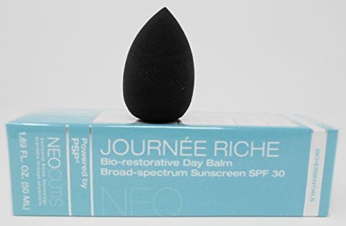 Neocutis Journee Riche Bio-Restorative Day Balm Broad-Spectrum Sunscreen SPF 30 1.69 oz ,Anti-Aging Cosmetic Blender Sponge Bundle.