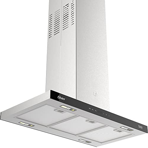 Coifa de Ilha Oster Inox Touch Control, 90cm, 220v, OCFA590