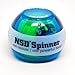 NSD Power Lit Spinner Gyroscopic Wrist and Forearm Exerciser Featuring LED Light, Blue