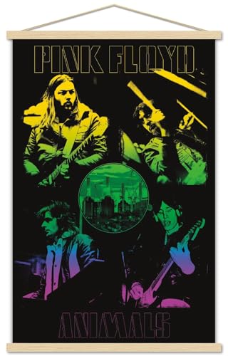 Pink Floyd - Animals Wall Poster with Magnetic Frame, 34L" x 22.4W", Premium Pr…