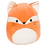 Kellytoy Squishmallow 8 Inch James the Fox Orange Super Soft Plush Toy Pillow Pet