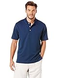 Cubavera Men's Traditional Textured Performance Polo Shirt